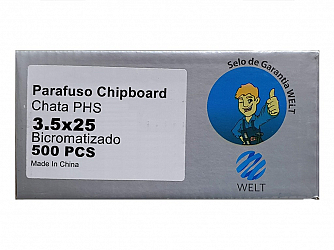 PARAFUSO 3,5 x 25mm CH CX C/ 500 WELT