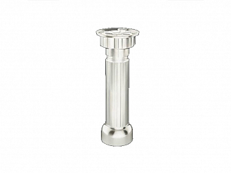 PE PLASTICO P/ MOVEIS BRANCO 150MM C/ REGULAGEM - SAS PLASTIC