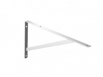 SUPORTE PRAT.   45cm LEVE BRANCO C/ PARAFUSOS.- REITZ