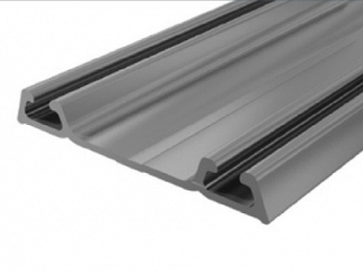 TRILHO ALUM. CX DUPLO INF. 2M RM 023 - ROMETAL