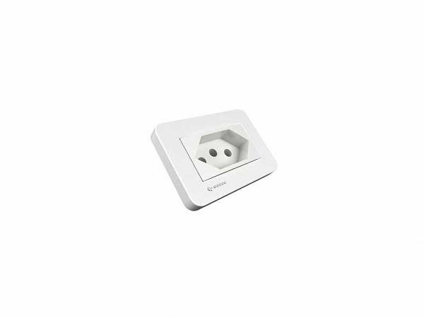 TOMADA EASY INSTAL 20A 3 PINOS CINZA - GUIDINI
